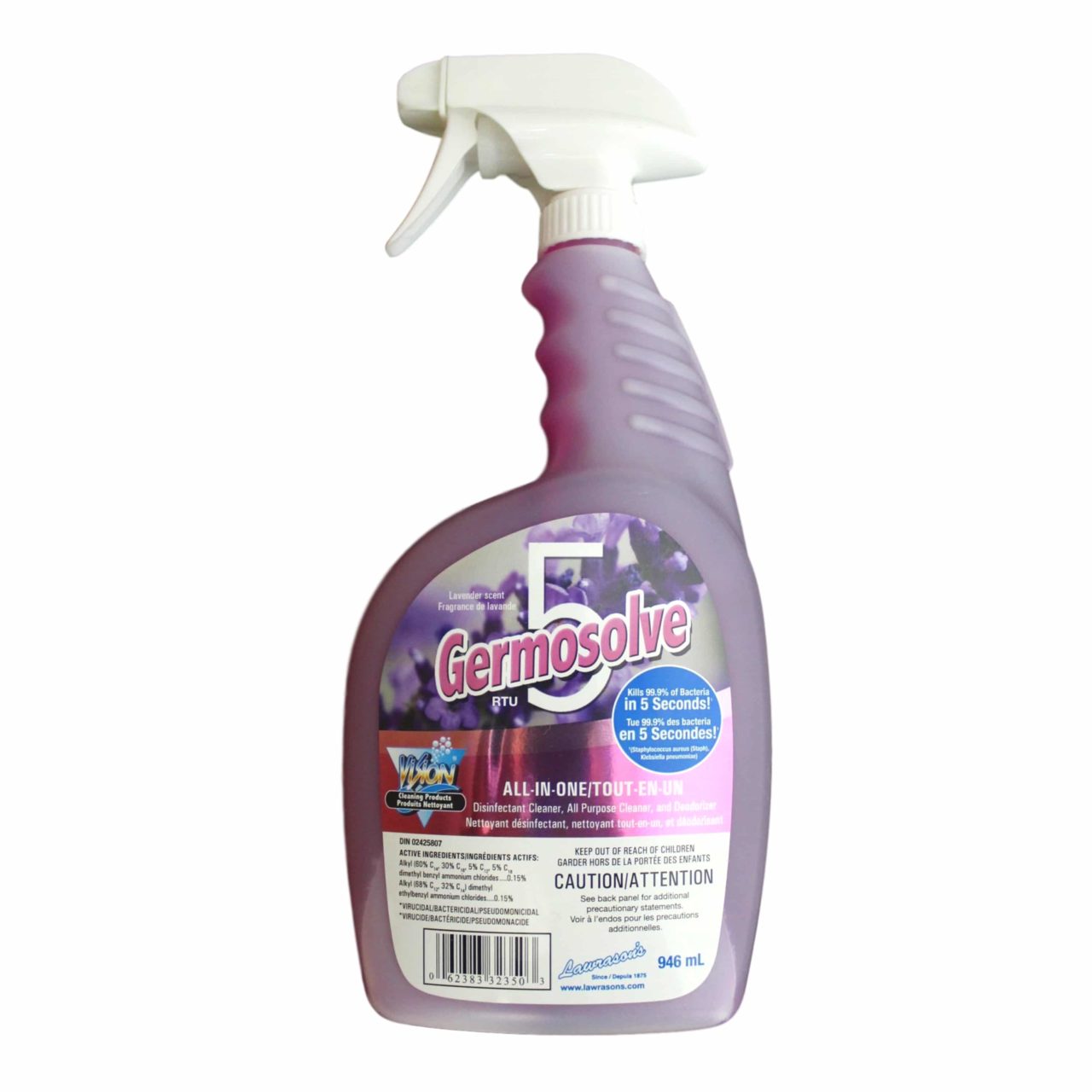 Spray Disinfectant, and All Purpose Cleaner Lavender