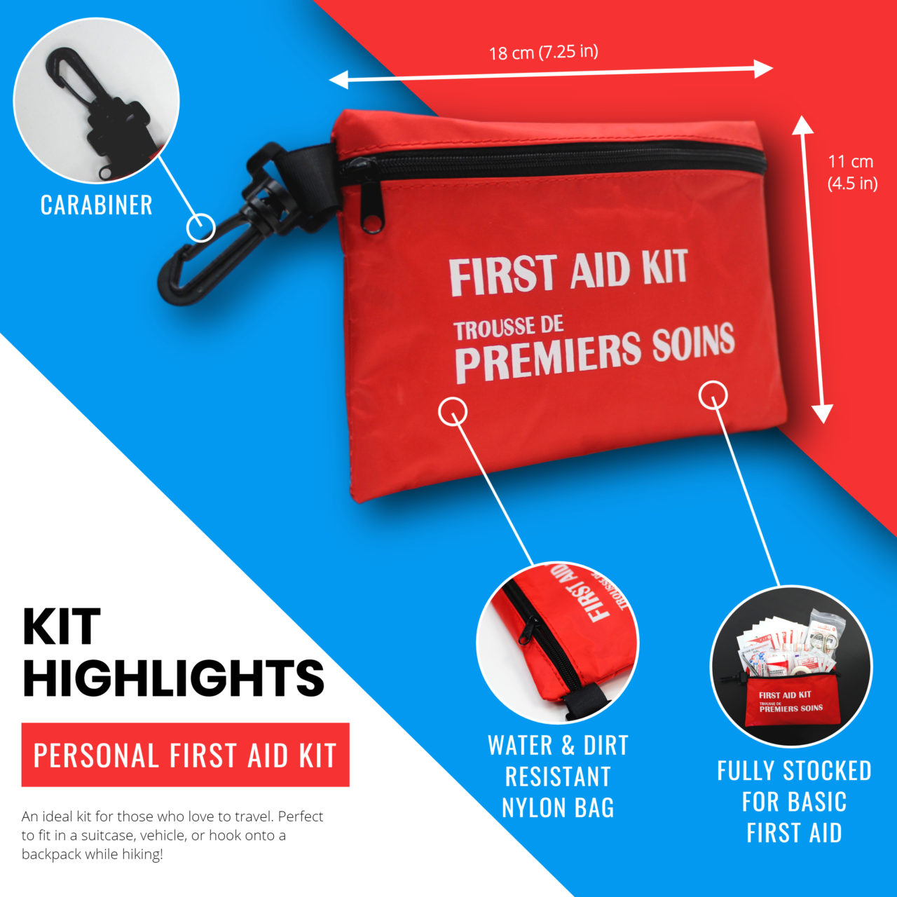 Quick First Aid Kit (Pack of 2) Coast2Coast Safety Supplies