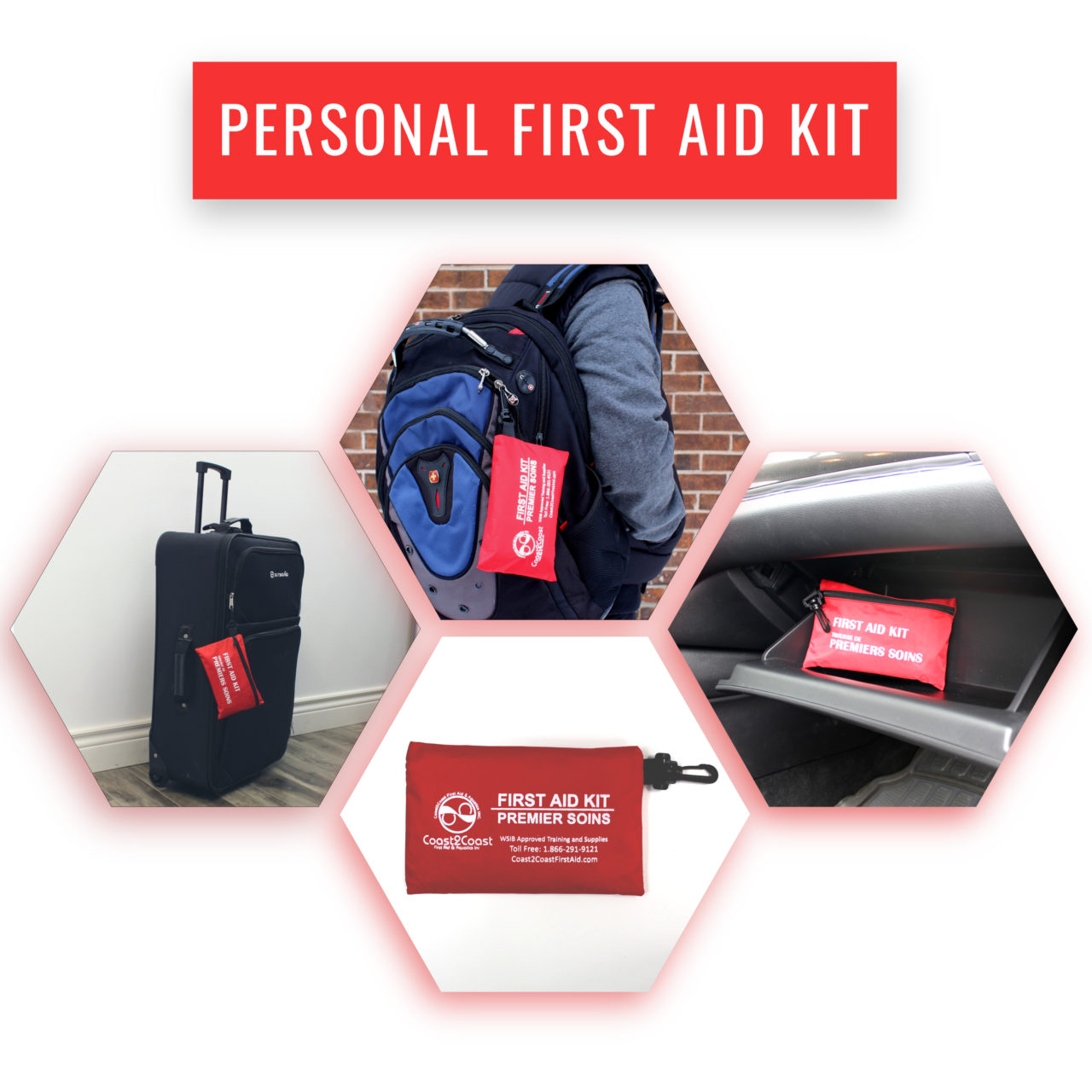 Quick First Aid Kit (Pack of 2) Coast2Coast Safety Supplies