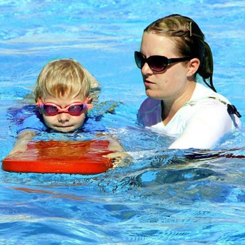 mobile swimming or public swimming