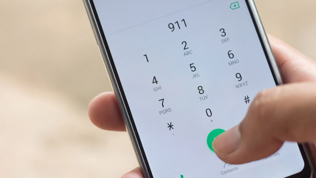 Someone calling 911