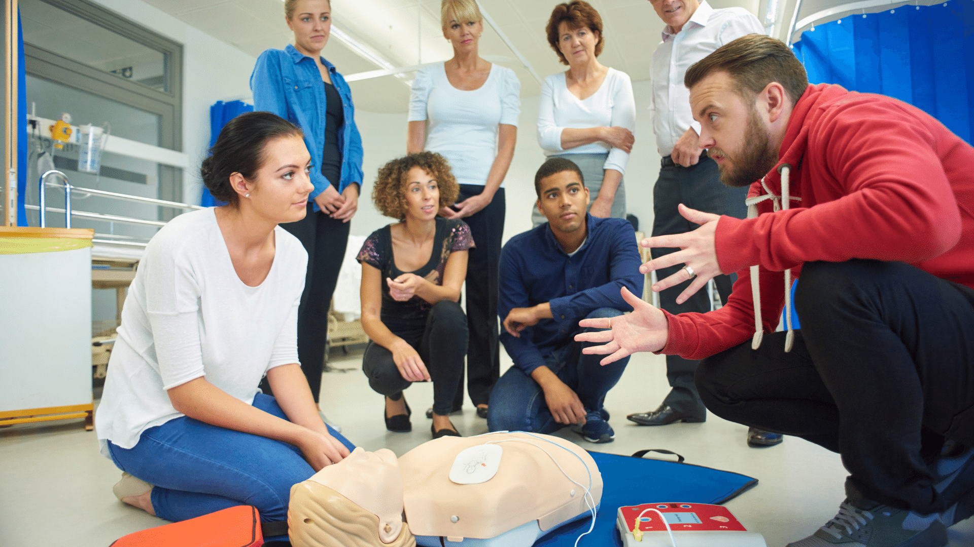 First Aid Training session