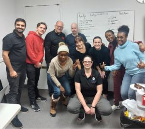 First aid instructor training group at the Coast2Coast North York facility