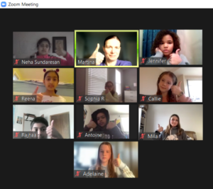 A virtual Stay Safe training course running over Zoom
