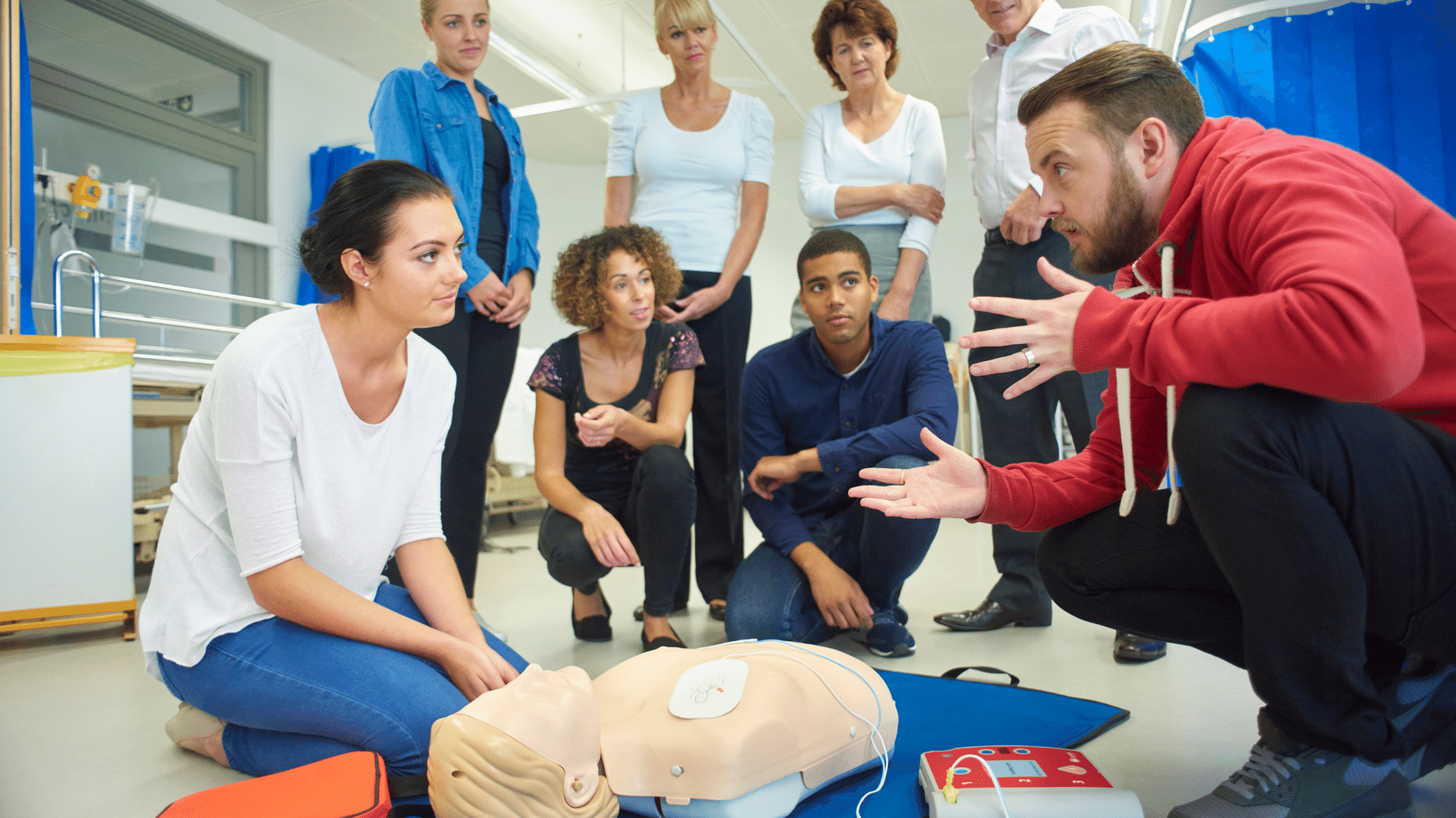 First Aid and CPR training session