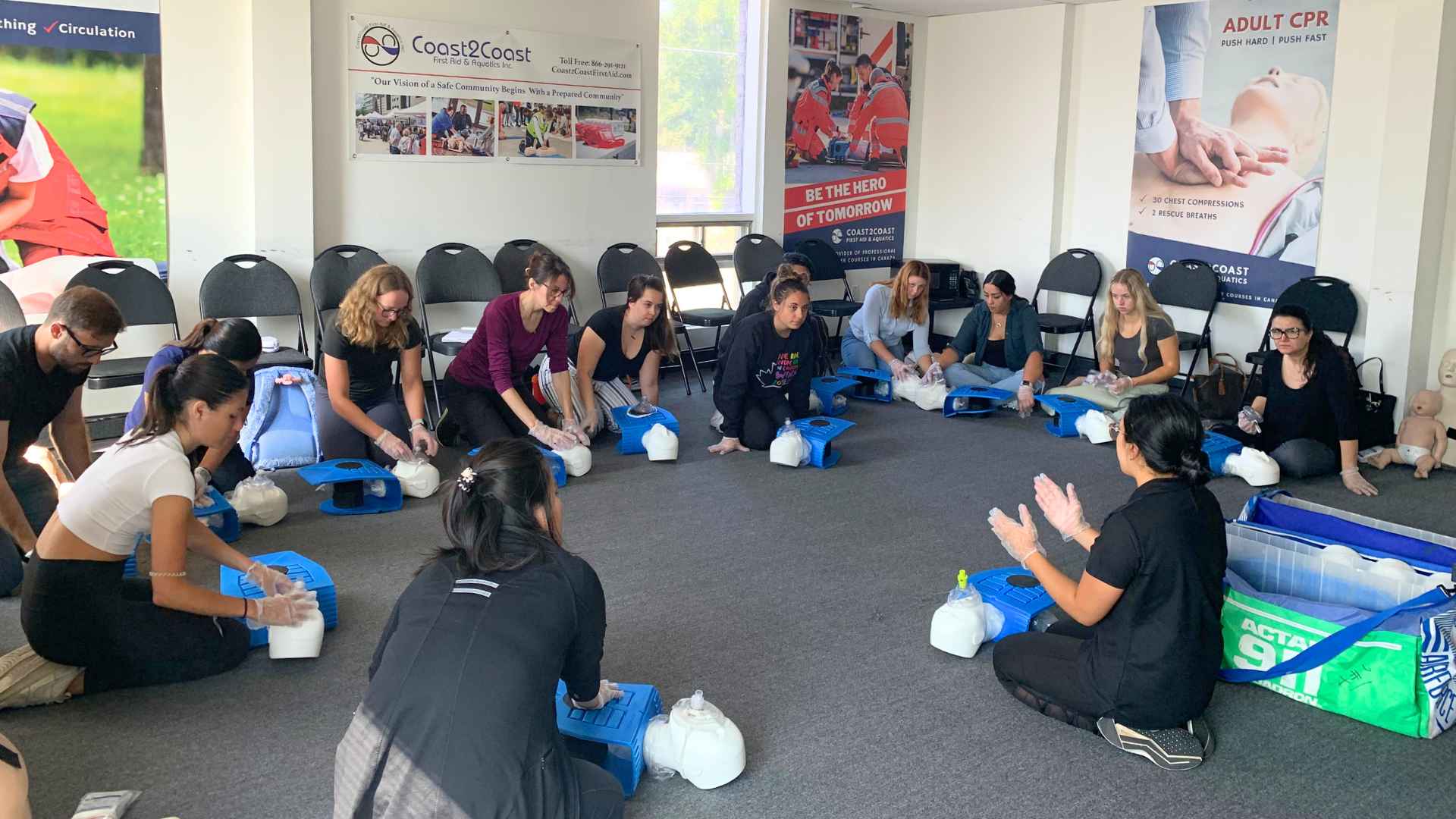 Hands-on First Aid and CPR course Toronto