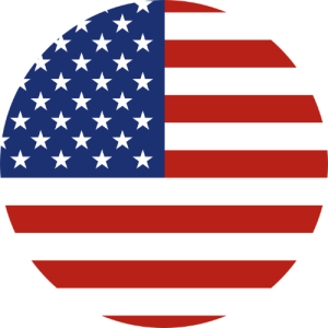 circular version of united states flag