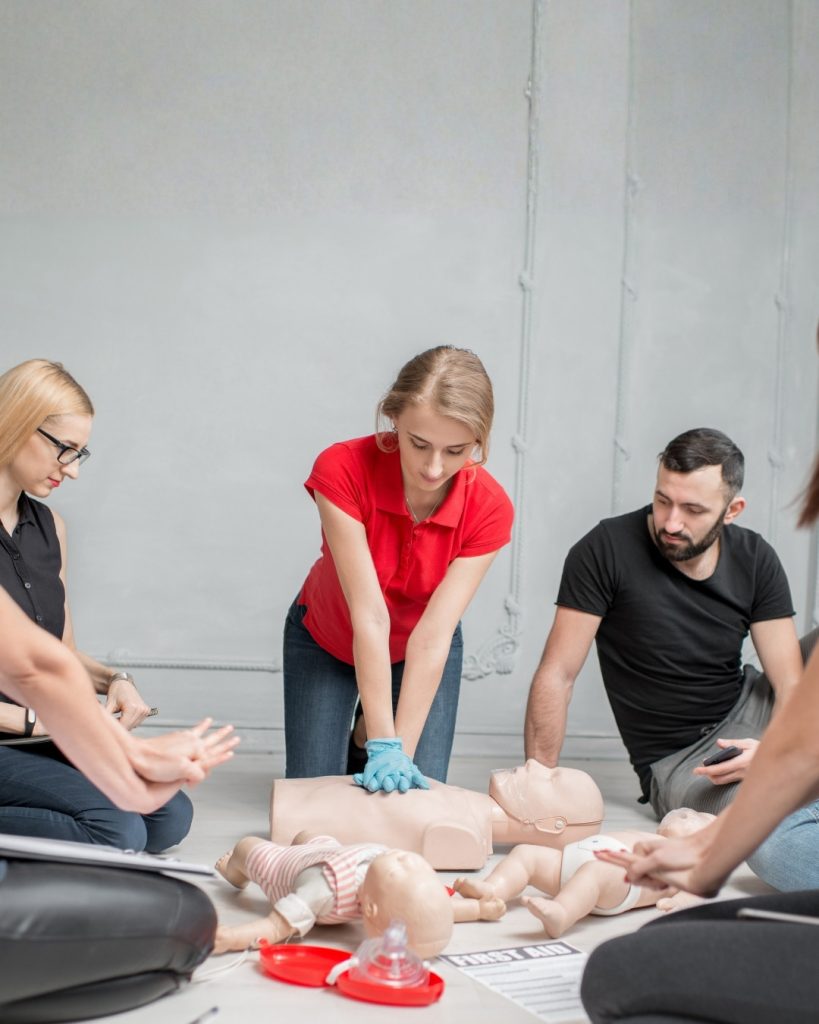 Lifeguard career advancement with first aid and CPR certification