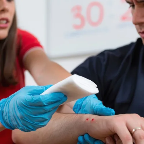 Treating a snake bite