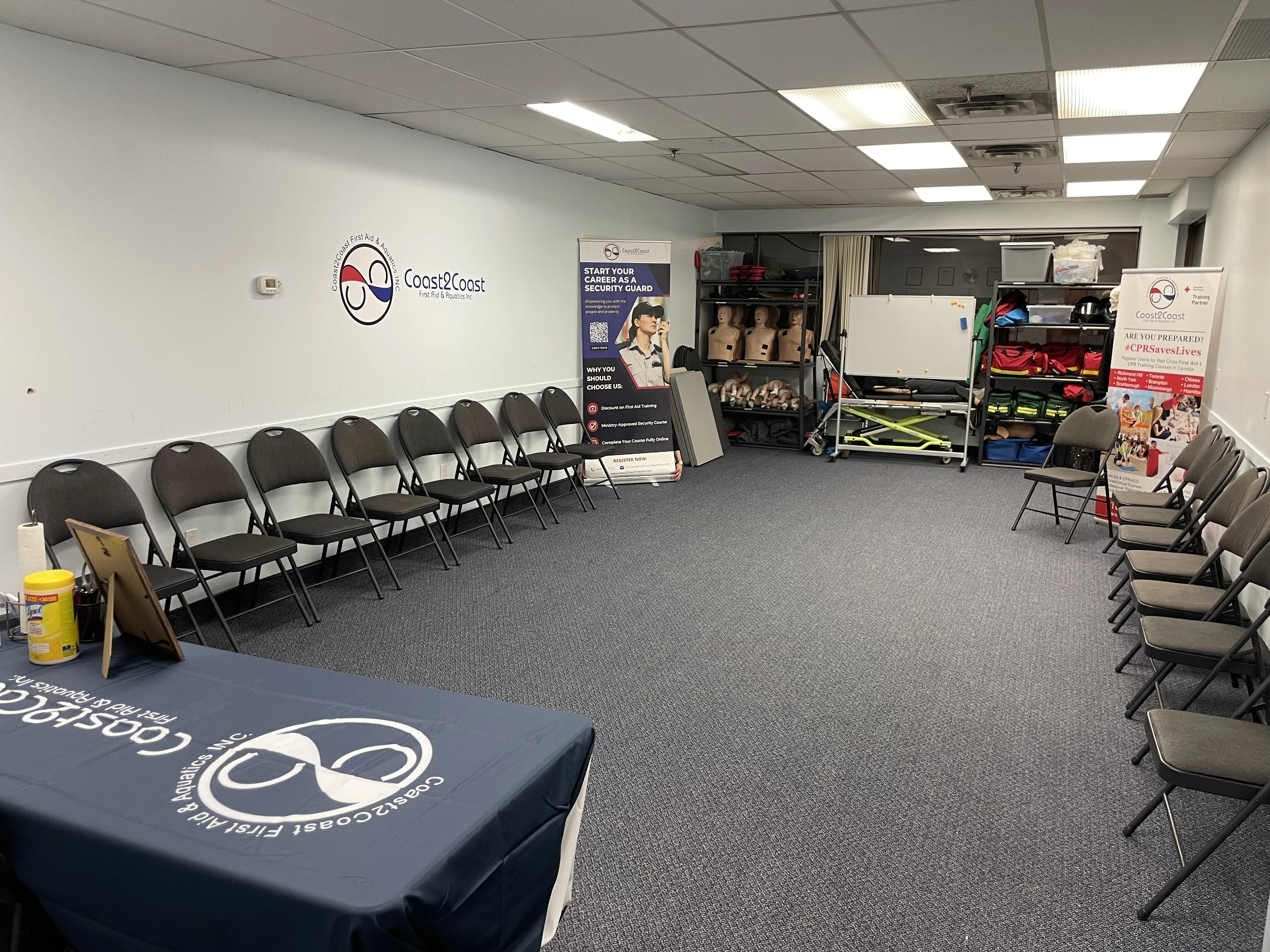 Coast2Coast First Aid training facility Toronto