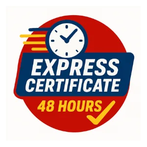 Express certificate badge