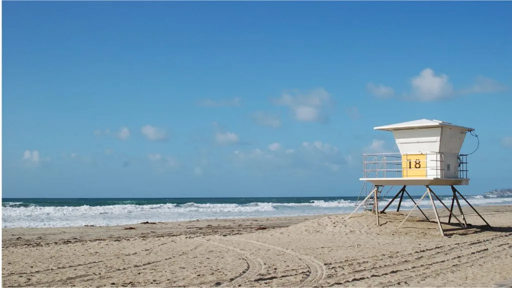 Lifeguard Tower At The Beach