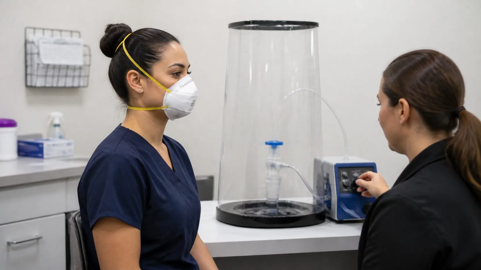 face mask fitting