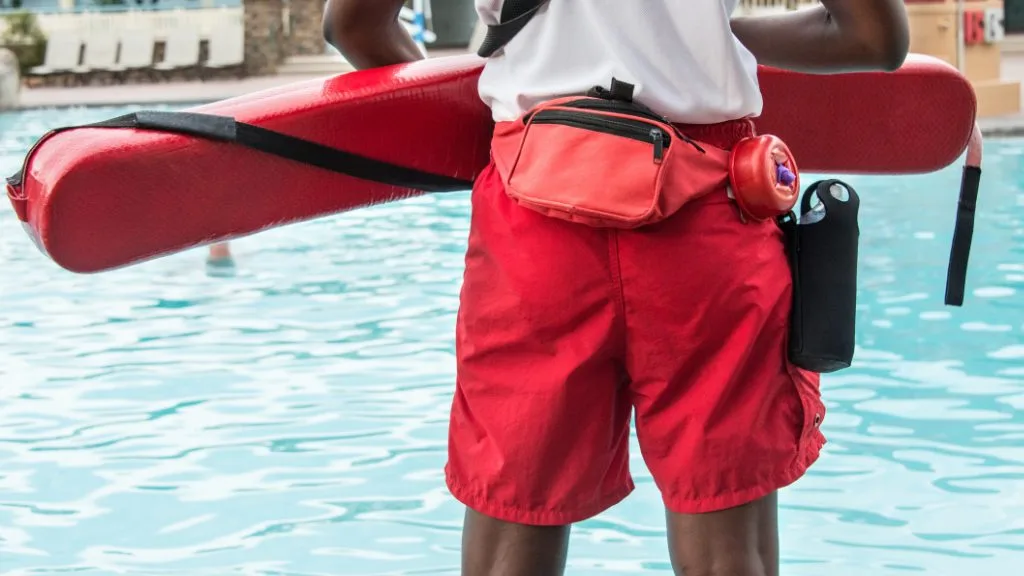 lifeguard on duty