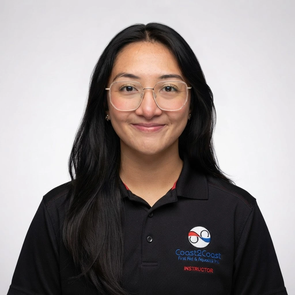 Andrea Tenedero, Coast2Coast First Aid instructor