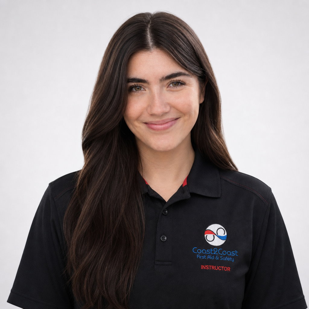 Maria McGuinness, Coast2Coast First Aid instructor