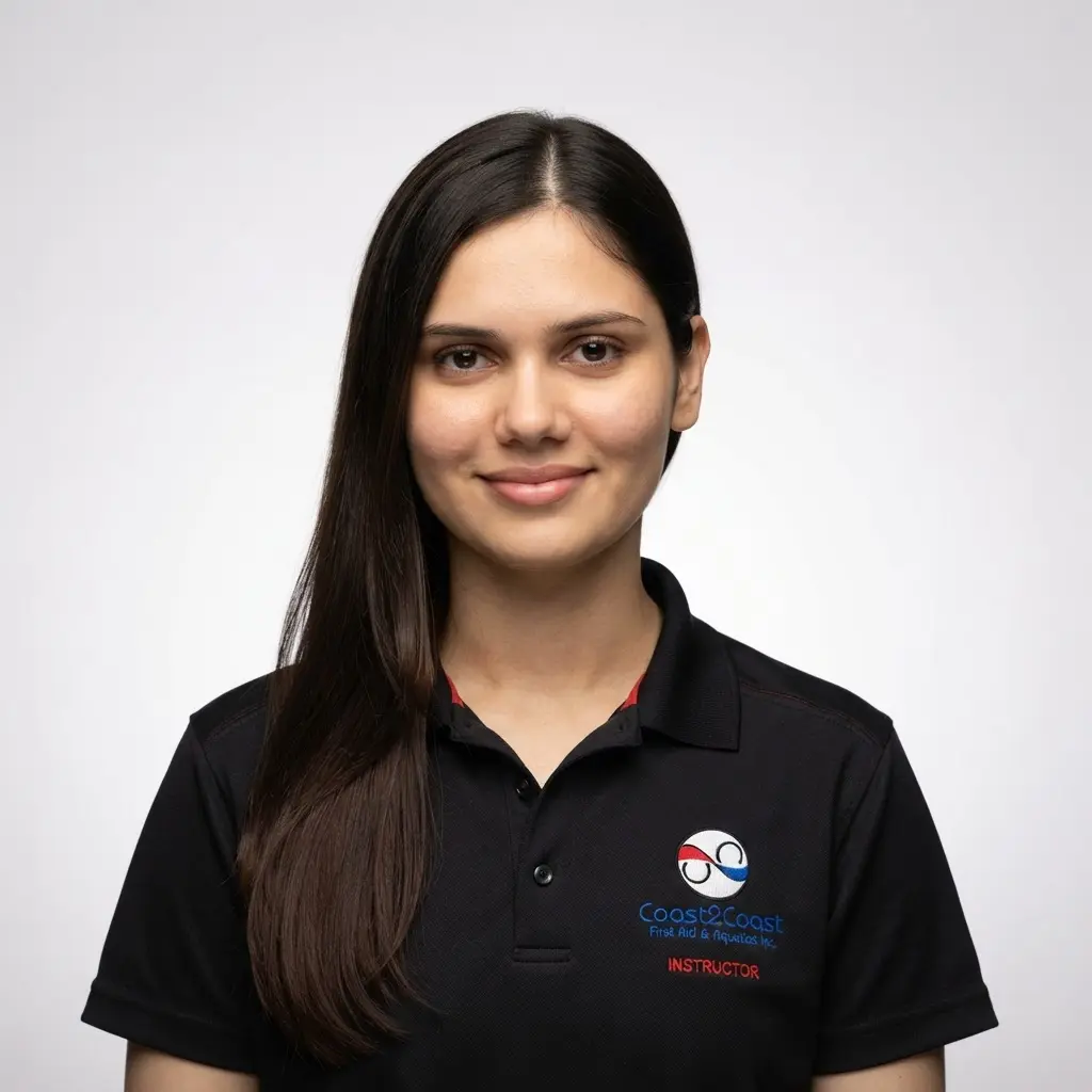 Prabhjot Kaur, Coast2Coast First Aid instructor