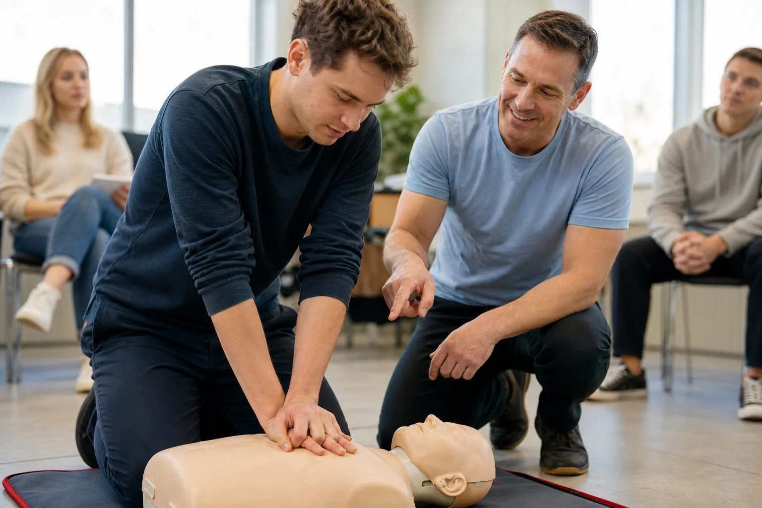 supportive first aid instructor
