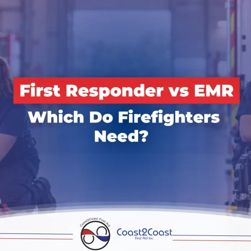 First Responder (FR) vs. Emergency Medical Responder (EMR) Which Do Firefighter Candidates Need